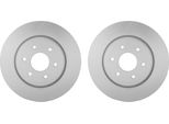 2X Disco Freno Hella 8DD 355 129-561 Per Nissan NP300 Navara Pickup (D40) 38Mm