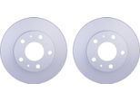 2X Hella 8DD 355 127-821 Disco Freno, Asse Anteriore
