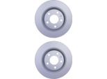 2X Hella 8DD 355 129-341 Disco Freno Asse Posteriore