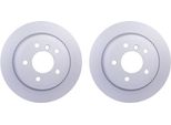2X Hella 8DD 355 129-331 Disco Freno Asse Posteriore