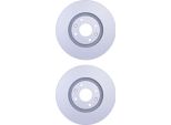 2X Hella 8DD 355 111-321 Disco Freno, Asse Anteriore