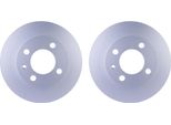2 Dischi Freno Posteriori Hella Per Seat Vw Arosa