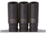 Ks Tools Set Di Bussole Esagonali Da 1/2", Lunghe, 3 Pezzi"
