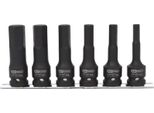 Ks Tools 1/2" Set Di Bussole Lunghe 6 Pezzi - 515.1104"