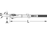 Ks Tools Cricchetto Reversibile Da 3/4" A 24 Denti - 911.3410"