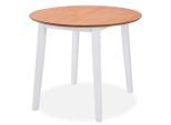 Syfax™ Set Da Pranzo 5 Pz In Mdf E Legno Di Hevea Bianco