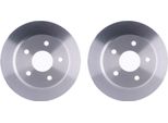 2X Hella 8DD 355 108-611 Disco Freno Asse Posteriore