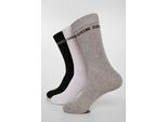 Mister Tee Socks Fuck Off Calzini 3-Pack Nero/Grigio/Bianco-43-46