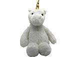 Peluche Unicorno Bianco Ragazza Ragazzo Xxl 50 Cm Cuscino Per Bambini