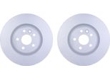 2X Hella 8DD 355 123-111 Disco Freno, Asse Anteriore