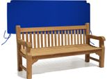 Cuscino Per Panchina Teako Design 200X50 Cm Per Panchina Belluno, Idrorepellente, Resistente Ai Raggi Uv, Comodo Cuscino Per Mobili Da Giardino (Blu)