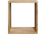 Teako Design Mensola Da Parete In Teak Galeria Mensola Da Bagno In Legno Massiccio Resistente Alle Intemperie Mensola Da Parete In 5 Misure (35 X 40 X 12 Cm)