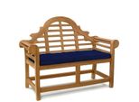 Cuscino Per Panca Da Giardino Teako Design 110 X 47 X 5 Cm - Comodo Cuscino Per Panca In Legno Caserta E Altri Mobili Da Giardino (Blu)