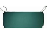 Teako Design Cuscino Per Panca Da Giardino Cremona 115X44 Cm - Comodo Cuscino Per Panche In Legno, Mobili Da Esterno, Resistente Alle Intemperie (Verde)