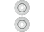 2X Hella 8DD 355 132-721 Disco Freno, Asse Anteriore