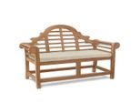 Cuscino Per Panca Teako Design 170X47 Cm Per Panca Da Giardino Caserta - Cuscino Confortevole E Resistente Per Mobili Da Giardino (Crema)