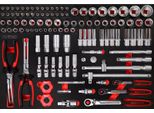 Ks Tools Set Di Chiavi A Bussola Da 1/4"+ 3/8""+ 1/2"" Con Inserto In Schiuma 111 Pezzi 811"