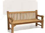 Cuscino Per Panchina Teako Design 200X50 Cm Per Panchina Belluno, Idrorepellente, Resistente Ai Raggi Uv, Comodo Cuscino Per Mobili Da Giardino (Crema)