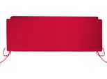 Cuscino Per Panchina Teako Design 220X47 Cm Per Panchina Da Parco Belluno TB-1023 - Cuscino Confortevole, Idrorepellente E Resistente (Rosso)