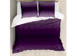 Abakuhaus Copripiumino Ombre, Tema Hollywood Glam, Antiacaro E Anallergico, Con Federe, 155 Cm X 220 Cm - 80 X 80 Cm, Viola