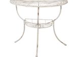 Tavolino Clayre & Eef 90X48X76 Cm In Ferro Bianco