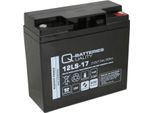 Q-Batteries 12LS-17 12V 17Ah Batteria Al Piombo / Agm Vrla Con Vds