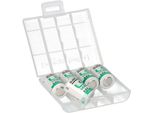 5X Batterie Saft Al Litio 3,6 V Ls 14250 - 1/2 Aa - LS14250 Li-Socl2 + Scatola