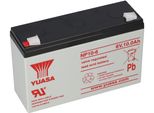 Yuasa Blei-Akku NP10-6 Pb 6V 10Ah Vds Faston 4,8
