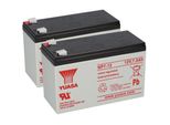 2X Batteria Al Piombo Yuasa NP7-12 Pb 12V 7Ah Vds, Faston 4,8Mm