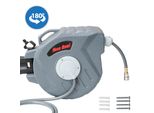 Avvolgitore Di Tubi Per Aria Compressa Karpalavvolgitore Di Tubi Per Aria Compressa Da 20 M In Tessuto Pvc Tubo Per Aria Compressa Con Attacco Rapido Da 1/4" Arresto Del Tubo 2M Automatico"