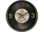 Orologio Da Parete Clayre & Eef Ø 60 Cm In Ferro Nero