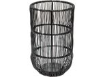 Lanterna Clayre & Eef Ø 13X23 Cm Metallo Nero