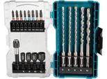 Makita E-07026 - Set Di Bit E Punte (18 Pezzi)