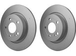 2X Hella 8DD 355 133-351 Disco Freno Asse Posteriore