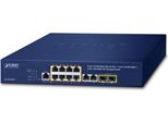 Planet Ipv4/Ipv6 - 8 Porte Gestite L2/L4 Gigabit Ethernet (10/100/1000) Power Over Ethernet (Poe) 1U Blu (GS-4210-8P2C)