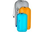 Sea To Summit Sacco A Zaino Ultra-Sil Stuff Sack Set 5, 8, 13L Blue Atoll, Zinnia, High Rise Grigio