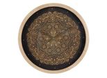 Orologio Da Parete Clayre & Eef Ø 50 Cm Mdf Color Oro Nero