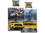 Ford Mustang Legend 008 Biancheria Da Letto Linon / Renforcé