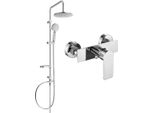 Mexen Carl Set Doccia Esterno Con Soffione E Miscelatore Doccia Alexa, Cromo - 71240240-00