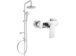 Mexen Carl Set Doccia Esterno Con Soffione E Rubinetto Doccia Royo, Cromo - 72240240-00