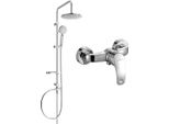 Mexen Carl Set Doccia Esterno Con Soffione E Miscelatore Doccia Fabia, Cromo - 746540240-00