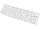 Natec NKL-1949 Tastiera Usb Qwerty Spagnola Bianca