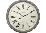 Orologio Da Parete Clayre & Eef Ø 76X6 Cm Grigio Beige Plastica