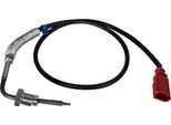 Sensore Temperatura Gas Di Scarico Avvitato 2 Poli 720 Mm Cavo Hella Per Vw Passat