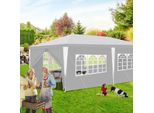 Tolletour Padiglione Impermeabile - Padiglione Da Terrazza Con Bulloni, Tenda Da Giardino Perfetta Per Le Feste Bianco 3X6M
