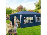 Padiglione Tolletour Per Eventi Aziendali - Facile Da Montare, Tenda Da Festa Perfetta Per Il Giardino Blu 3X6M
