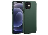 Custodia Per Iphone 12/ Iphone 12 Pro - Vera Pelle - Custodia Rigida/Cover Accezz - Verde Scuro