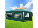 Yakimz 3X3M /3X6M Padiglione Con Pareti Laterali, Impermeabile, Tenda Da Giardino Con Protezione Uv, Tenda Per Feste, Padiglione Da Giardino