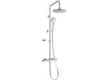 Mexen KX40 Set Doccia Esterno Con Soffione E Miscelatore Termostatico, Cromo - 771504091-00