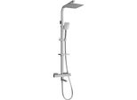 Mexen CQ62 Set Da Vasca-Doccia Con Soffione E Rubinetto Termostatico, Grafite - 779106295-66